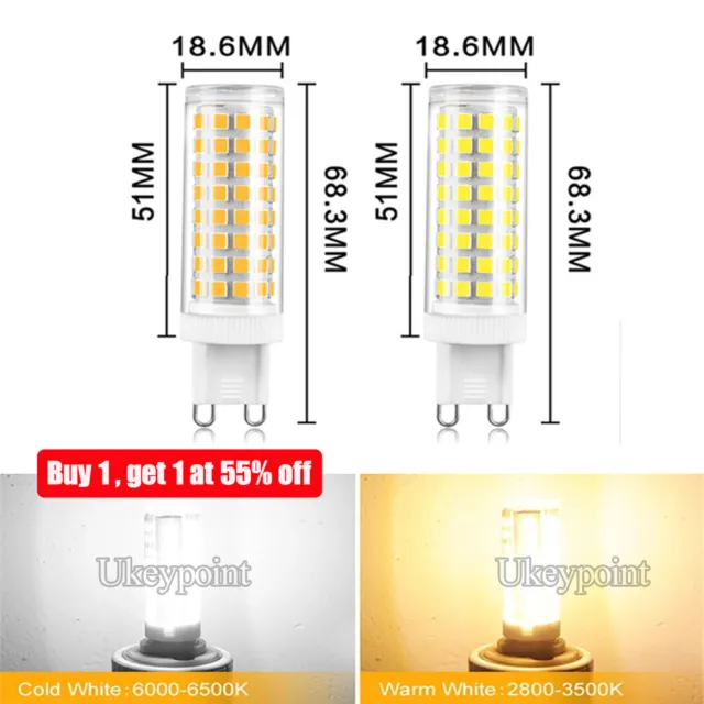 G9 LED Birne warm/kühl weiß 10W G9 Halogen Kapsel Glühbirnen Energiesparend