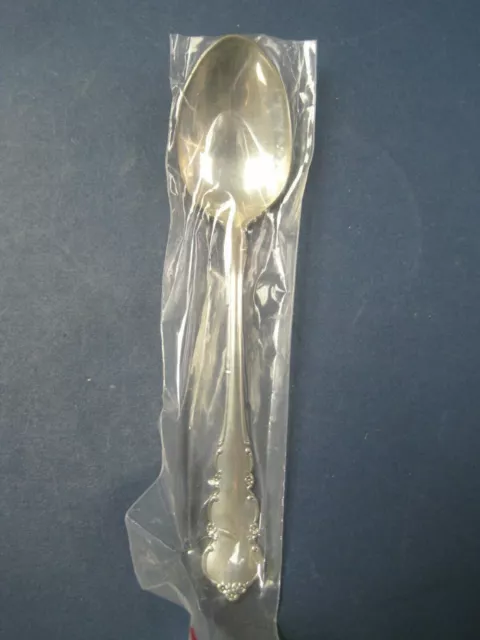 Vintage NOS Heirloom Sterling Oneida Martinique Pattern Dinner Spoon w Package 2