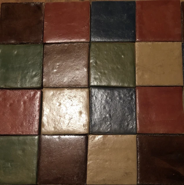 4x4 Cottage Craft Tile Batchelder Mercer Repro Kitchen Fireplace Cabin Tile Mix