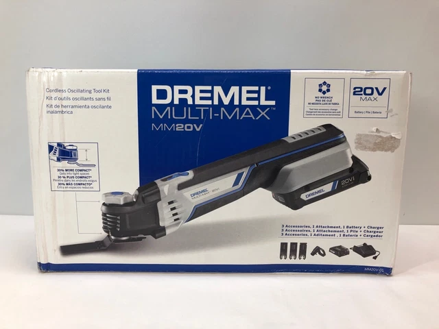 Dremel Multi-Max 20v Cordless Oscillating Tool MM20V-01 (ST4044640) Dremel Multi-Max 20v Cordless Oscillating Tool MM20V-01 (ST4044640)