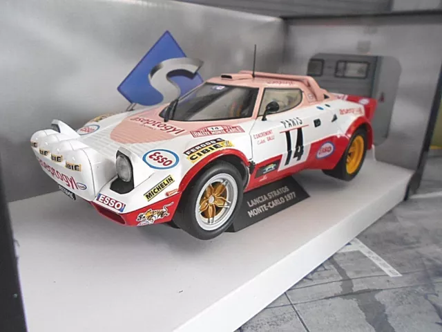 LANCIA Stratos HF Rallye Monte Carlo 1980 #14 Dacremont Aseptogyl Solido 1:18