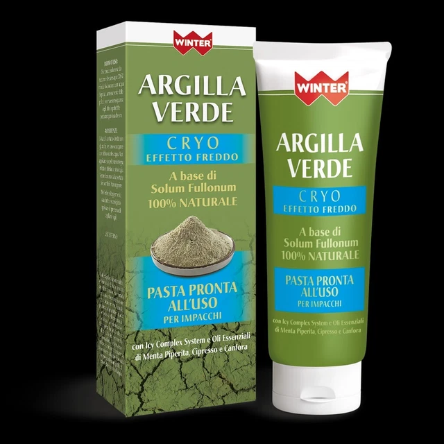 Argilla Verde Cryo Effetto Freddo Pronta All'uso 250ml