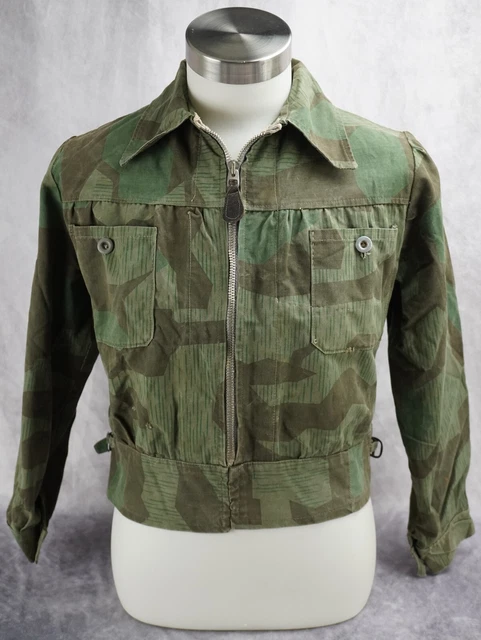 WW2 GERMAN SPLINTER Camo jacket tunic field Heer wehrmacht US vet ...