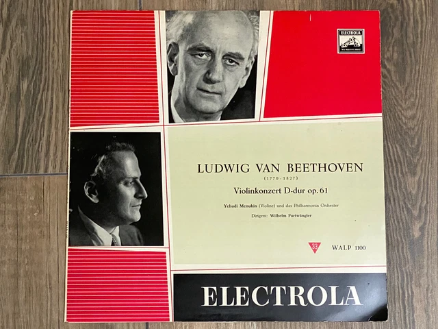 ELECTROLA * BEETHOVEN: Violinkonzert D-Dur Op.61 * Menuhin ...