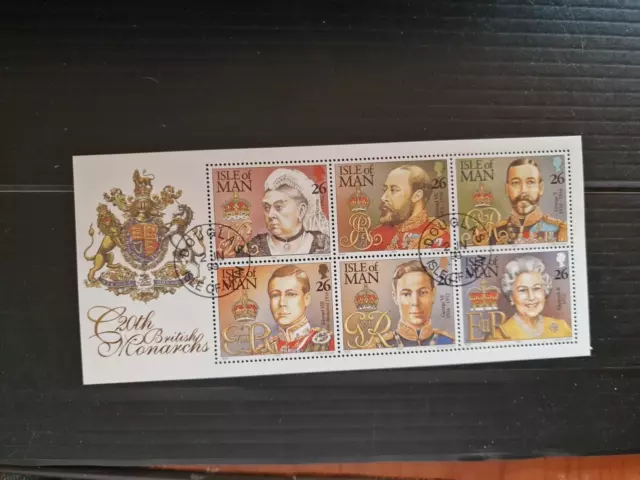 Isle Of Man 1999 Sg Ms844 British Monarchs  Used