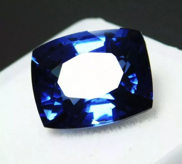 9 Ct Natural Tanzanite Blue Cushion Shape CERTIFIED Loose Gemstone 3