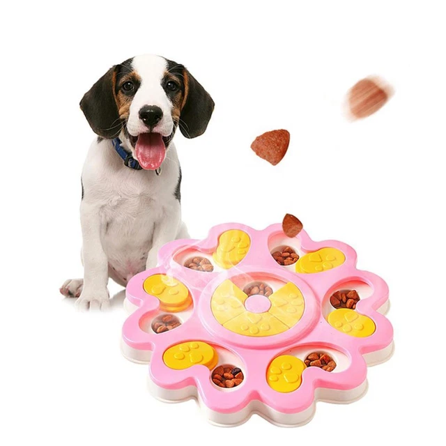 Feeder Slow Feeding Dog Puzzle Toys Dog Bowl Pet Food Dispenser Training Treat