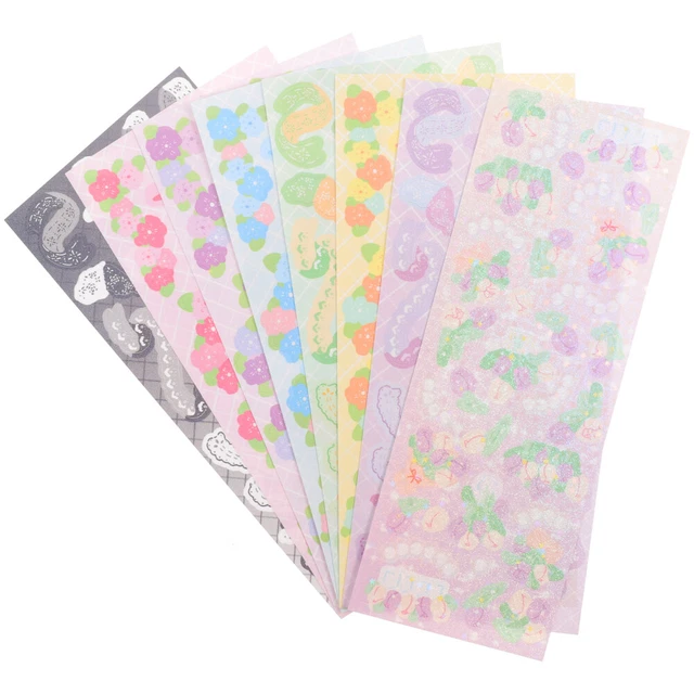8 Sheets The Pet Pocket Flat Stickers Scrapbooking Materials