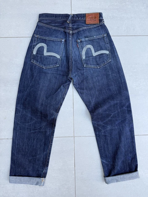 EVISU NO.2 LOT 0005 Selvedge Denim Jeans - Nice and dark EVISU NO.2 LOT 0005 Selvedge Denim Jeans - Nice and dark