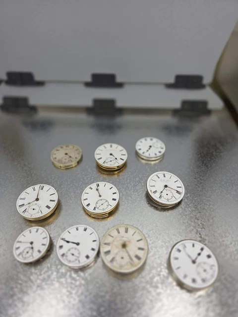 Lot De Pièces Détachées Pour Montre à Gousset - Mécanismes Et éléments D'occasion