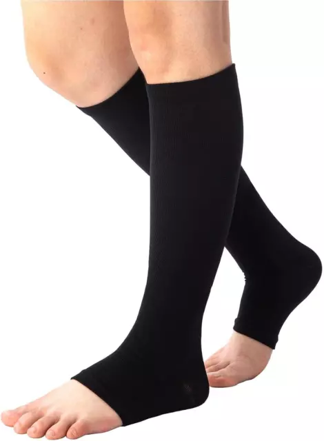 3PAIRS TOELESS OPEN Toe 15-20Mmhg Compression Socks for Men Women $18. ...