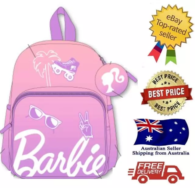 Barbie Backpack With A Coin Purse School Pre School Daycare Bag New Licensed