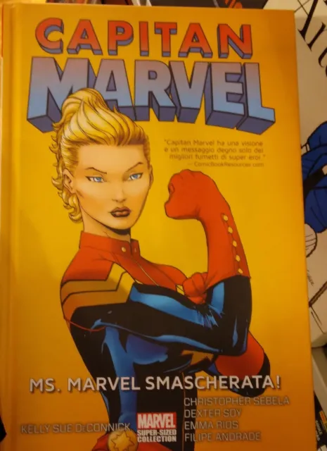CAPITAN MARVEL Ms Marvel Smascherata- Kelly- Panini Marvel Collection- Ottimo