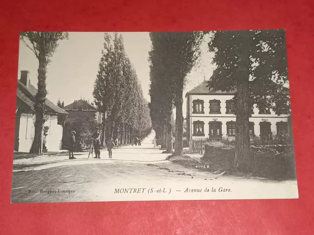 CPA 71 - MONTRET - Avenue de la Gare