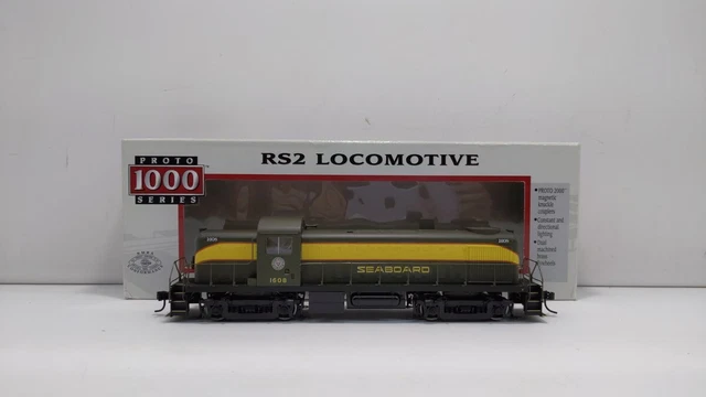 Proto 1000 30714 HO Scale Seaboard Air Line Alco RS2 Diesel Locomotive #1608/Box