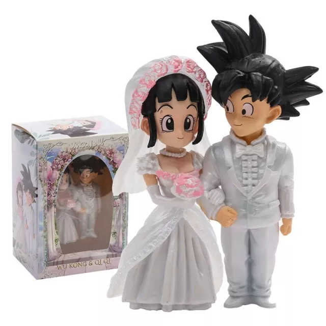 Mariage de Son Goku et Chichi Chi-Chi DRAGON BALL Z DBZ Wedding Love Statue DBZ