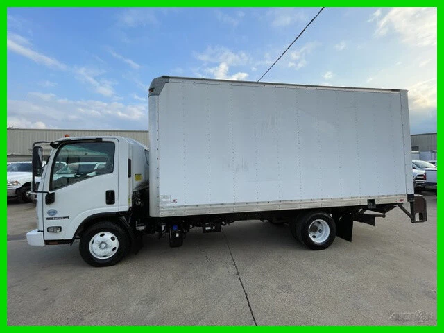 2015 Isuzu NPR Box Van Diesel 2000Lb Tommy Lift Gate Delivery IBT PWL