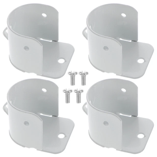 4 Pcs Code Bride Supports Tringle Placard À Rideau Porte-rideau Douche