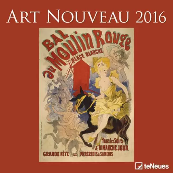 CALENDRIER 2016 -30x30 - ART NOUVEAU