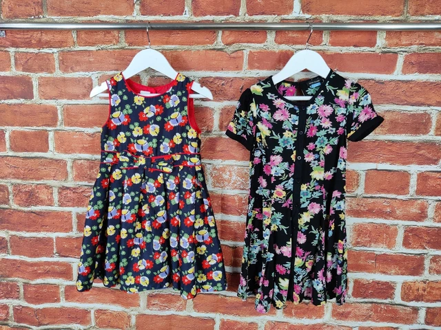 Girls Bundle Age 4-5 Years Jasper Conran River Island Floral Dress Party 110Cm