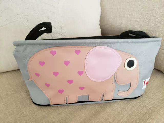 3 Sprouts Stroller Organizer Pink Elephant brand new