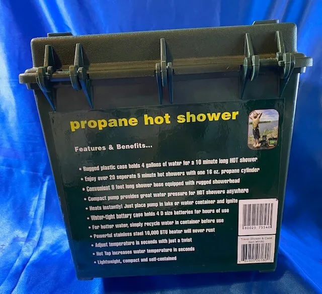Zodi Propane Hot Travel Shower Camping - Zodi Outback Gear - New Old Stock 3