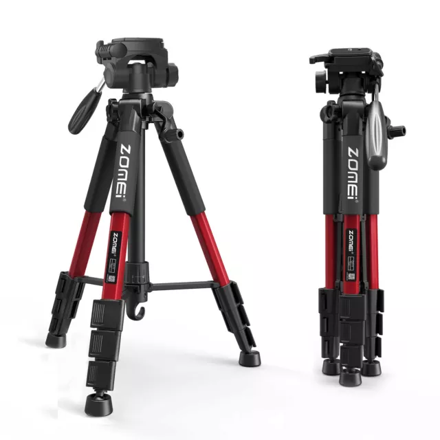 ZOMEI Pro Aluminum Travel Tripod Portable for Canon Nikon DSLR Camera Flexible