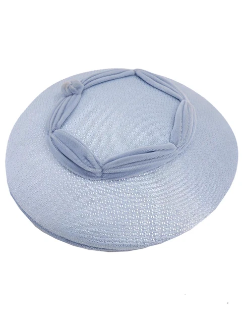Cappello disco blu polvere vintage anni '50 vintage retrò anni '50