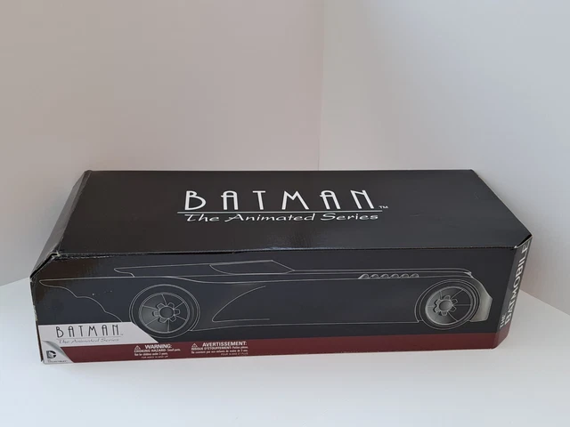 Batmobile Batman Animated Series – Kenner 1993, Boîte Usée, Véhicule Avec Rayures
