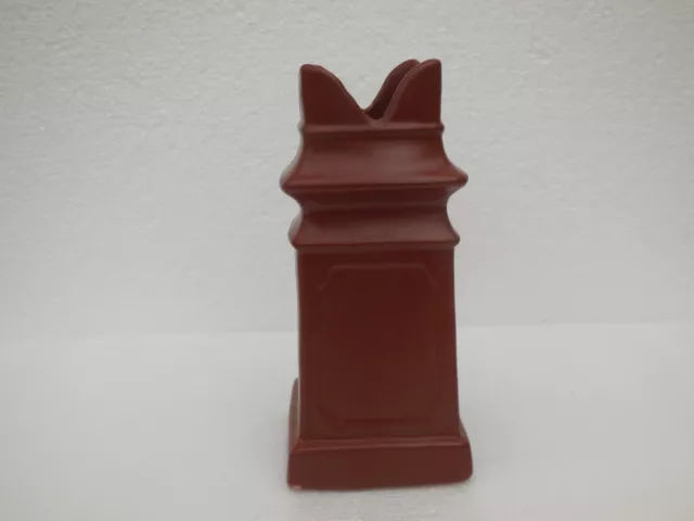 ET Bailey Sculpture ~ No Square Spiked Vase ~ Brown Pottery