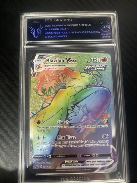 POKÉMON TCG BLAZIKEN VMAX SWSH12: Silver Tempest Trainer Gallery