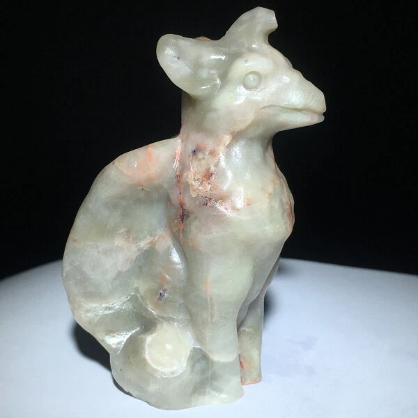 97g Natural Crystal.amazonite.Hand-carved.Exquisite GRIFFIN.statues77