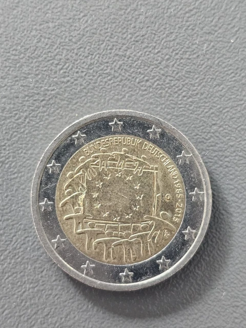 2 Euro Bundesrepublik Deutschland 1985 - 2015 2 EURO MÜNZE Bundesrepublik Deutschland 1985-2015 Selten Sammler RAR