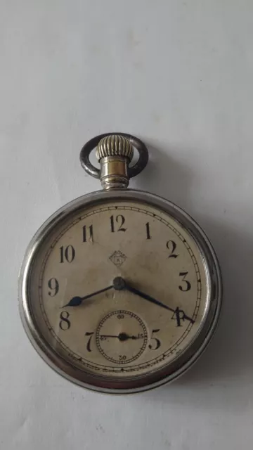 Taschenuhr Ansonia Clock Alt USA läuft