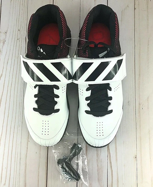 ADIDAS ADIZERO JAVELIN Track & Field Spikes Throwing White Maroon Mens