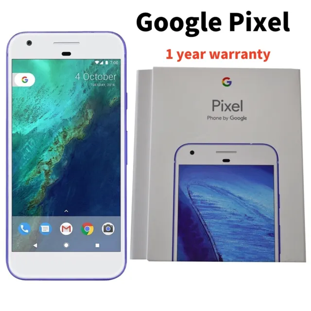 Google Pixel 32GB+4GB RAM 5.0"12MP WIFI 4G LTE Unlocked Smartphone New Sealed