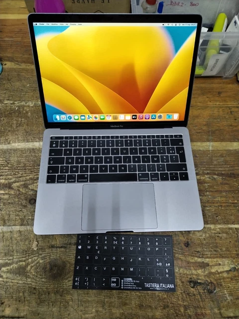 MACBOOK PRO 14.1 2017 INTEL i5-7360u 8GB RAM 128GB SSD 13" VENTURA RETINA