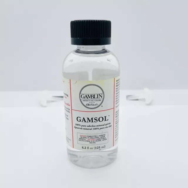 Gamblin Gamsol Odorless Mineral Spirits Bottle 4.2oz