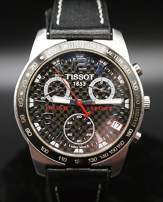 TISSOT Special Edition NASCAR Chronograph PR50 SPORT Tachymeter Mens Swiss Watch