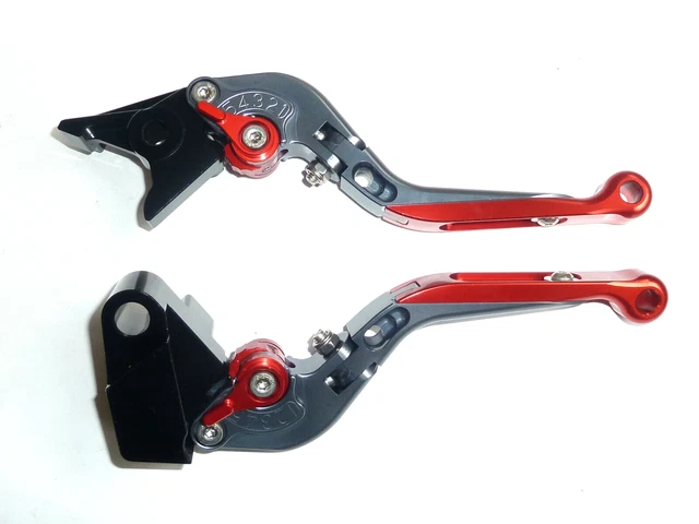 thumbnail image 2 of Jaybeebikerbits Folding Extending Levers For Yamaha R1 R1M 2015-2024 – Black, Adjustable 2 of 4
