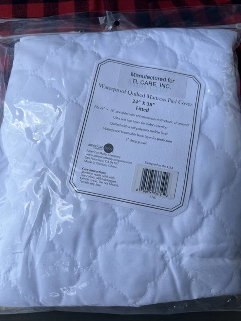 TL Care Ultra Soft Waterproof Fitted Quilted Mattress Pad Cover,