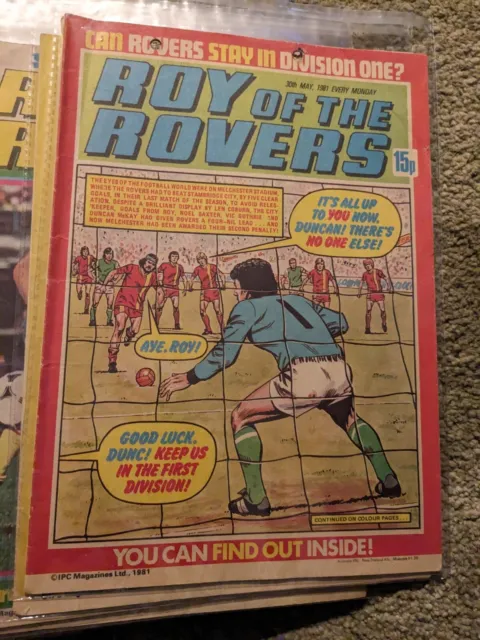 Roy of the Rovers Comic from May '81 to April '83 x67 Issues