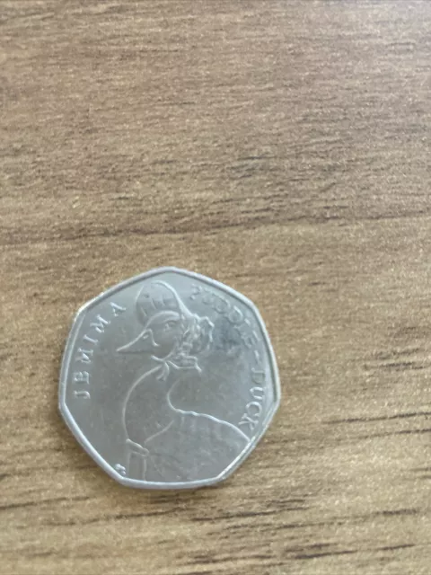 jemima puddle duck 50 p coin