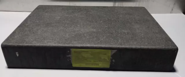 Holt Black Granite Surface Plate 18x12 3" Thick Flat Reference Plane Precision