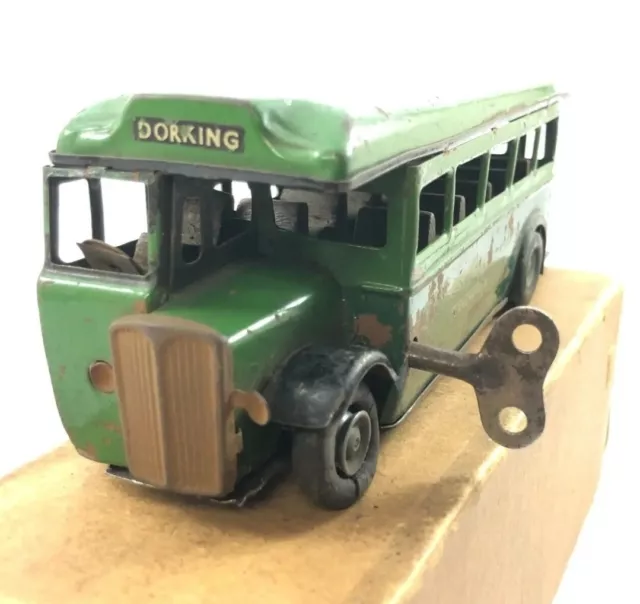 BOXED Tri-Ang Minic GREEN LINE DORKING Single Decker Bus