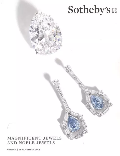 Sotheby's Catalogue Magnificent Jewels and Noble Jewels 15 November 2018 HB