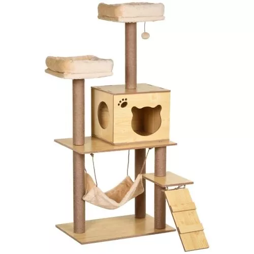 Indoor Cat Tower, Bed, Play and More