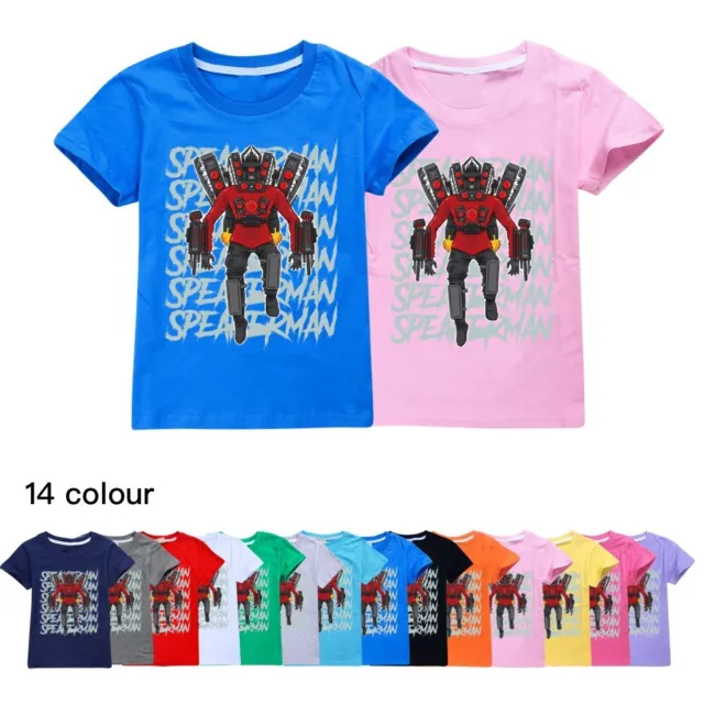 New casual and fashionable T-shirt for children's short sleeved fun T-shirt top