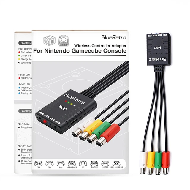WIRELESS CONTROLLER ADAPTER For Nintendo PS4/PS5 Xbox One S Gamecube ...