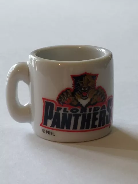 Vintage NHL Team Miniature Ceramic Florida Panthers Mini Small Coffee Mug
